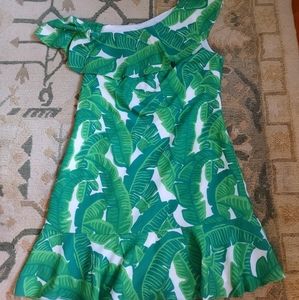 NWT Sail to Sable STS Palm Print Dress 10